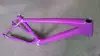 Perfect purple glossy finish carbon fat bike frame FM190