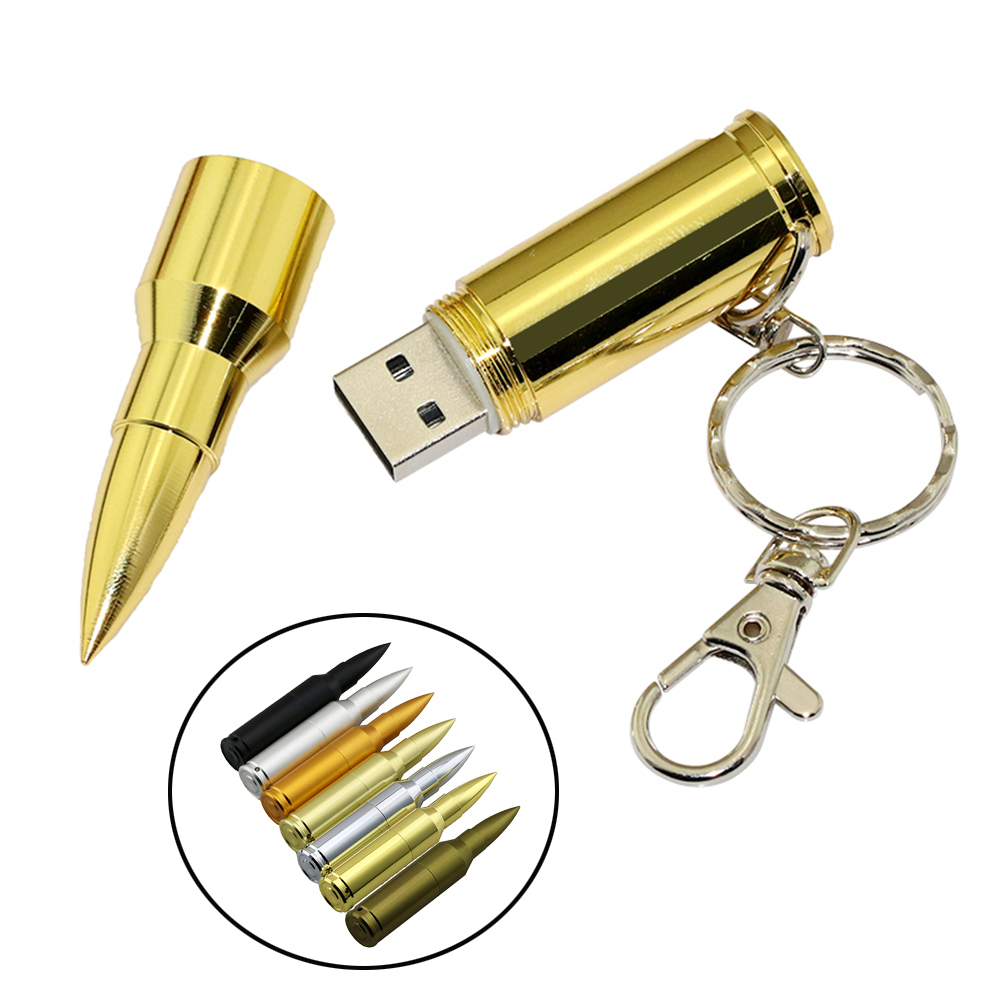 

Gitra Metal Golden Bullet Flash Drive Promotional USB Flash Drives usb bullet