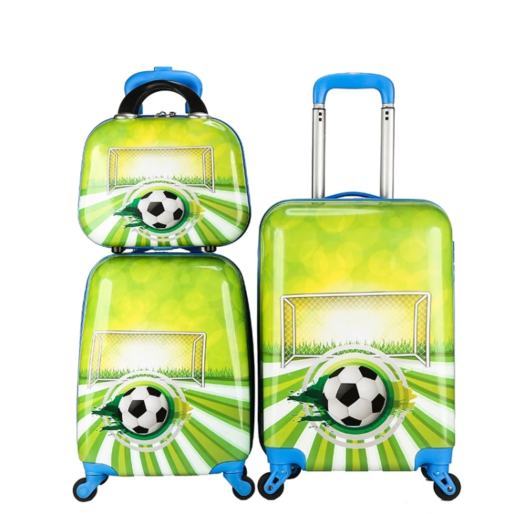 

Wholesale PC ABS Hard Shell cute kids luggage set high quality cartoon child suitcase trolley bags, Colors
