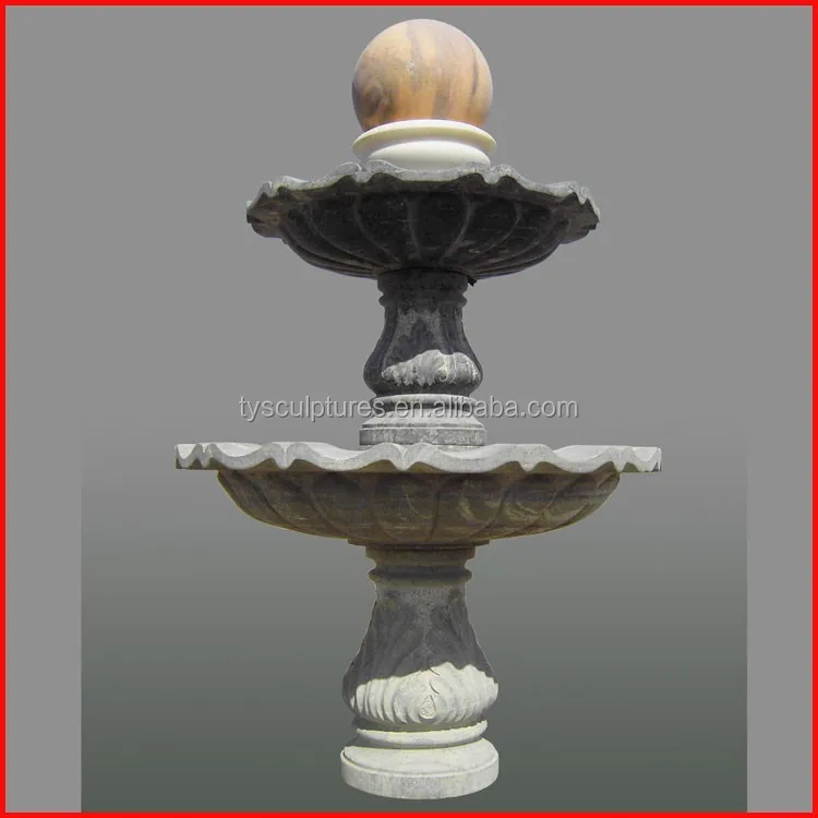 Large Outdoor Stone Spinning Fountain Marble Floating Ball Water