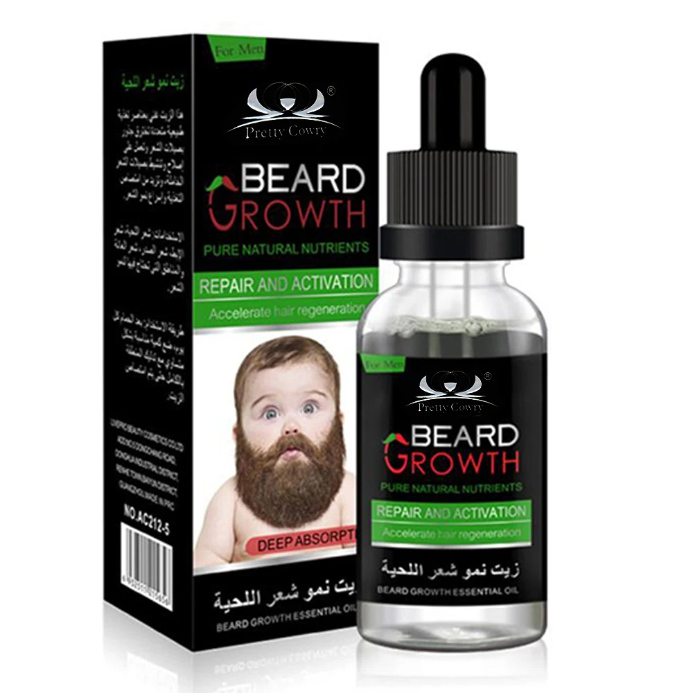 

Discount Men Beard Care Natural Hair Growth Oil Beard Oil For Grooming Beard, Clear