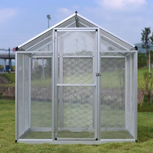 Image of Made in China factory direct sale aluminum large outdoor bird cage oiseaux for birds
