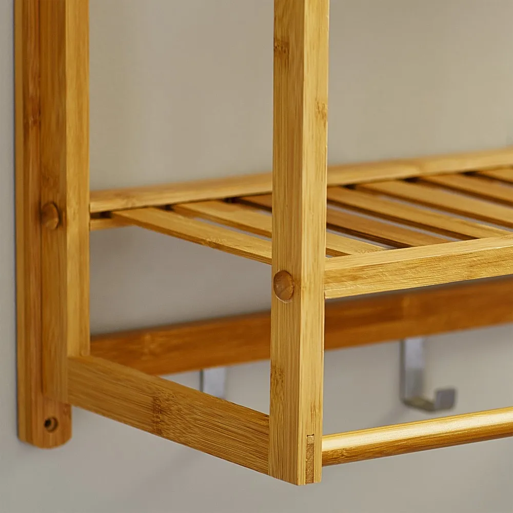 wall mounted shower towel shelves for bathroom