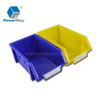 

Industrial stacking storage stackable plastic spare parts bins