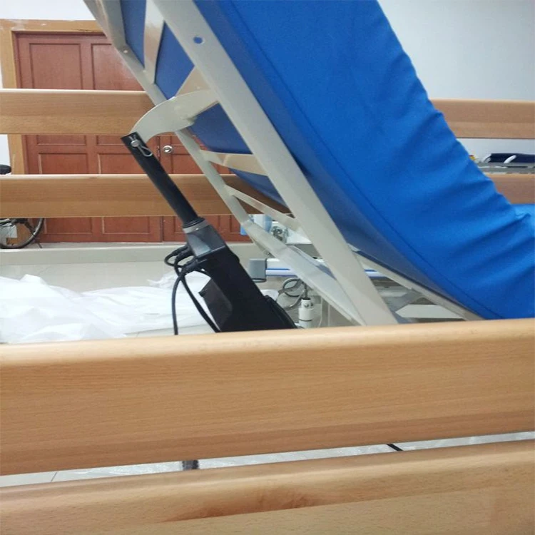 Luxury electric home care bed folding hospital nursing bed