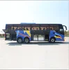 Three axles 70 seats luxury coach bus with low price