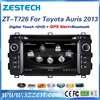Digital touch screen car multimedia for Toyota Auris 2013 meltimedia player gps navigation system 2 din car radio