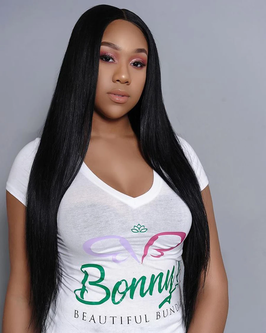 

straight hair Brazilian 360 Lace Frontal Wigs Pre Plucked With Baby Hair Remy Human Hair Wigs For Black Women