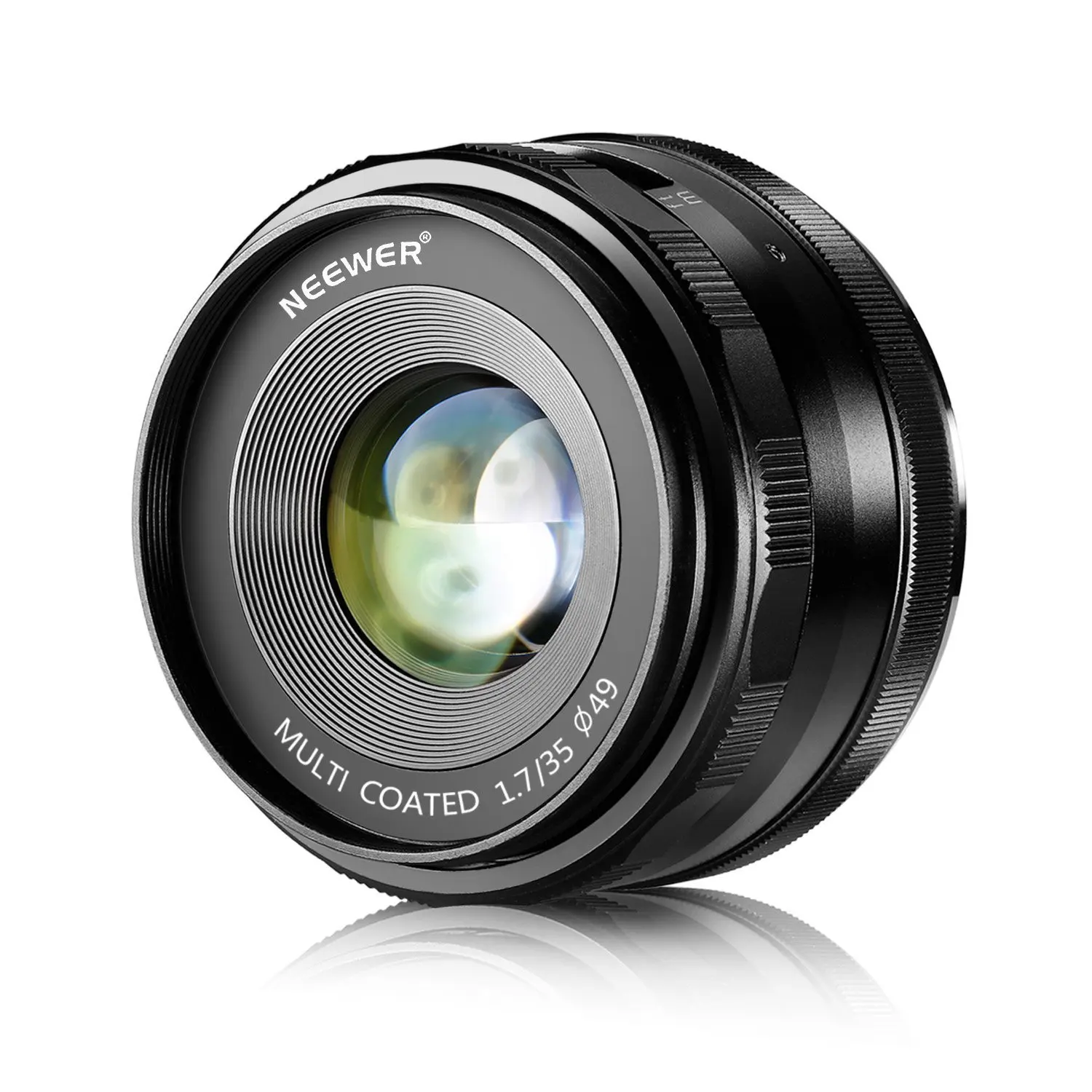 Neewer® 35mm f/1.7 Manual Focus Prime Fixed Lens for FUJIFILM APS-C