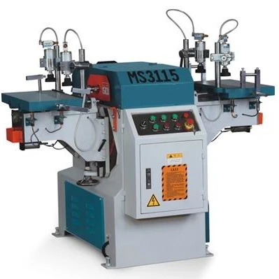 
double head wood PVC mortise machine China shutters machines wooden shutters equipments planation shutters machines 