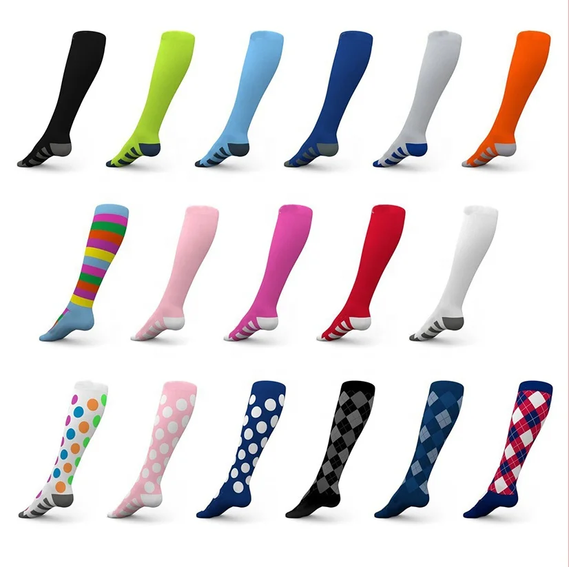 

Zhongzhi Custom Sports Men's Compression Socks, As your request