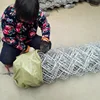 Woven Technique and Protecting Mesh Application Galvanized Chain Link Fence for grounds