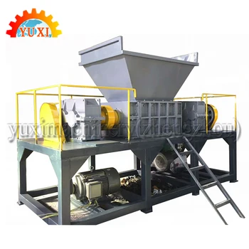 tire shaft double mobile shredder larger