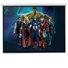 Factory Directly Sale Manual Pull Down Screen Projector Screen Projection Screen with 4:3/16:9 Format