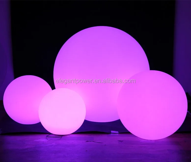 wholesale outdoor floating led pool balls led light up led glowing swimming pool ball