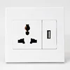 wall switch and socket with usb port Multi-function type switch and socket