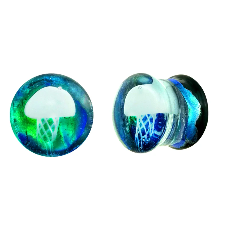 Toposhbodyjewelry Dichroic Glass Ear Plug Body Piercing Plg025 Buy