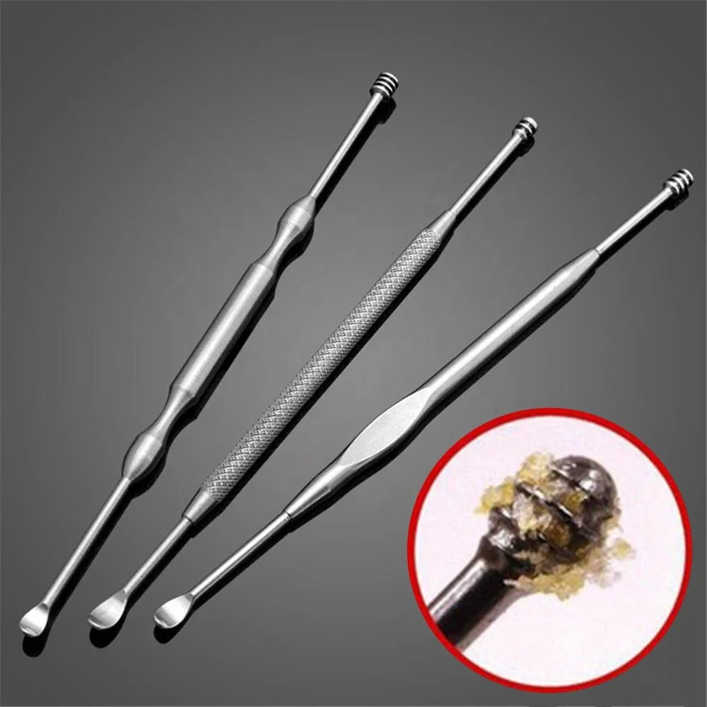 

FY Ear Wax Pickers Stainless Steel Ear Picks Wax Removal Curette Remover Cleaner Ear Care Tool EarPick Facial Beauty Tools, Customized color