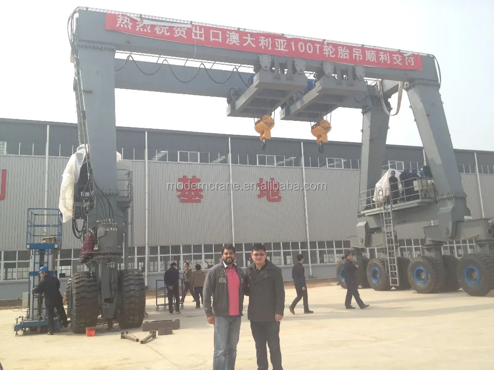 100t Rubber Gantry Crane to Australia.JPG