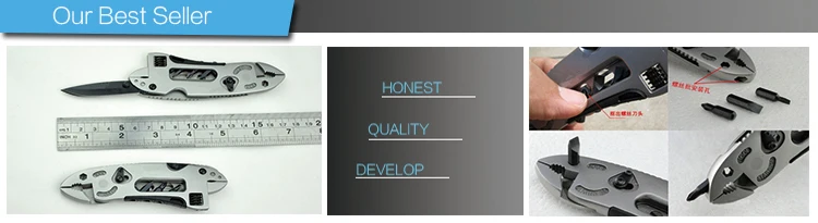 Useful pocket folding multifunctional pliers hand tools