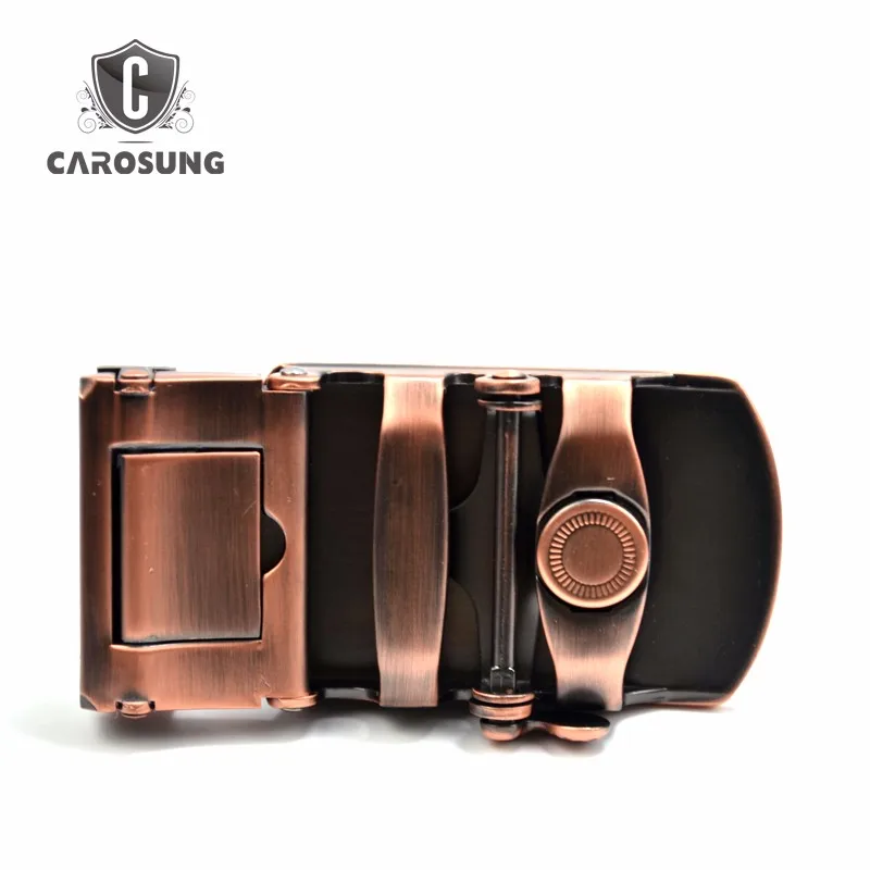 Old Copper Color Automatic Clamp Closure Metal Ratchet Belt Buckle For Men Belt - Buy Old Copper ...