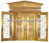 Hot sale good factory price simple design solid wood and composite solid door
