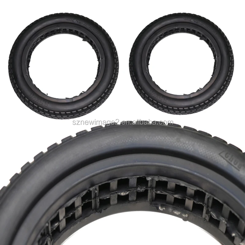 product new image 85 inch scooter part solid tire anti explosion tire replacement wheel for xiaomi mi m365 m365 pro scooter tyre-6