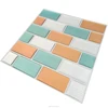 New Design Waterproof Metal Wire Drawing Effect Wall tile for Kitchen Decoration