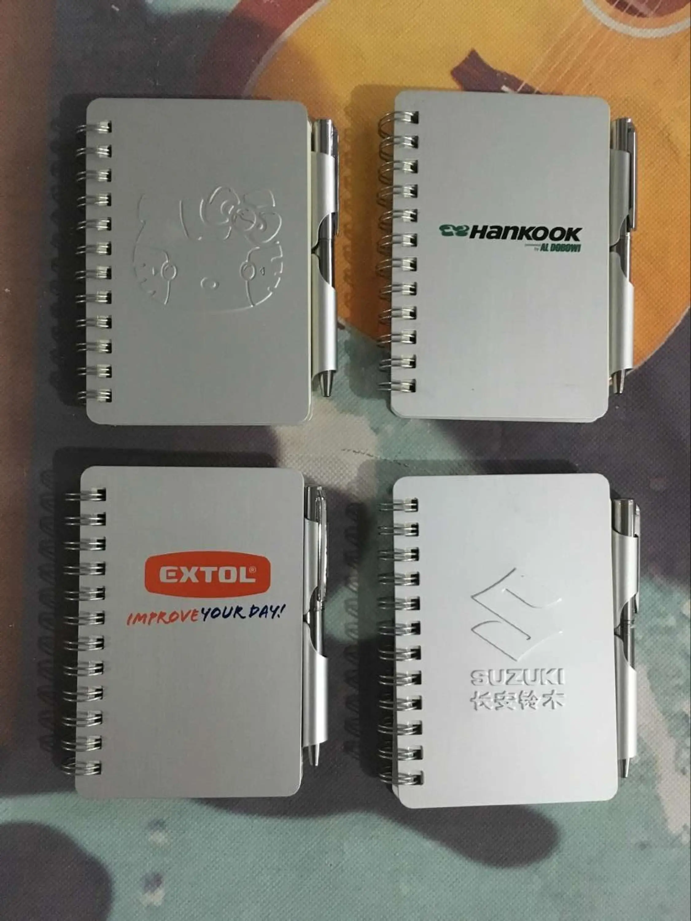 A5 Aluminium Metal Cover Spiral Notebook Diary Journals Organizer