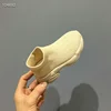 2019 early spring new children's flying woven sneakers simple wild Korean version of boys and girls casual socks shoes