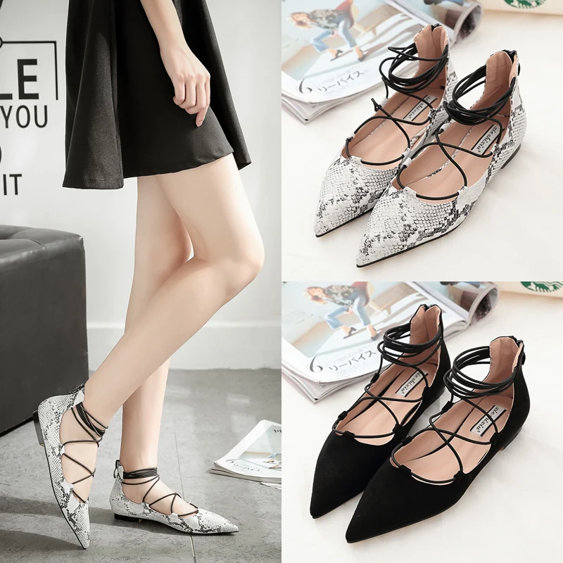 Popular Faux Snakeskin Flats-Buy Cheap Faux Snakeskin