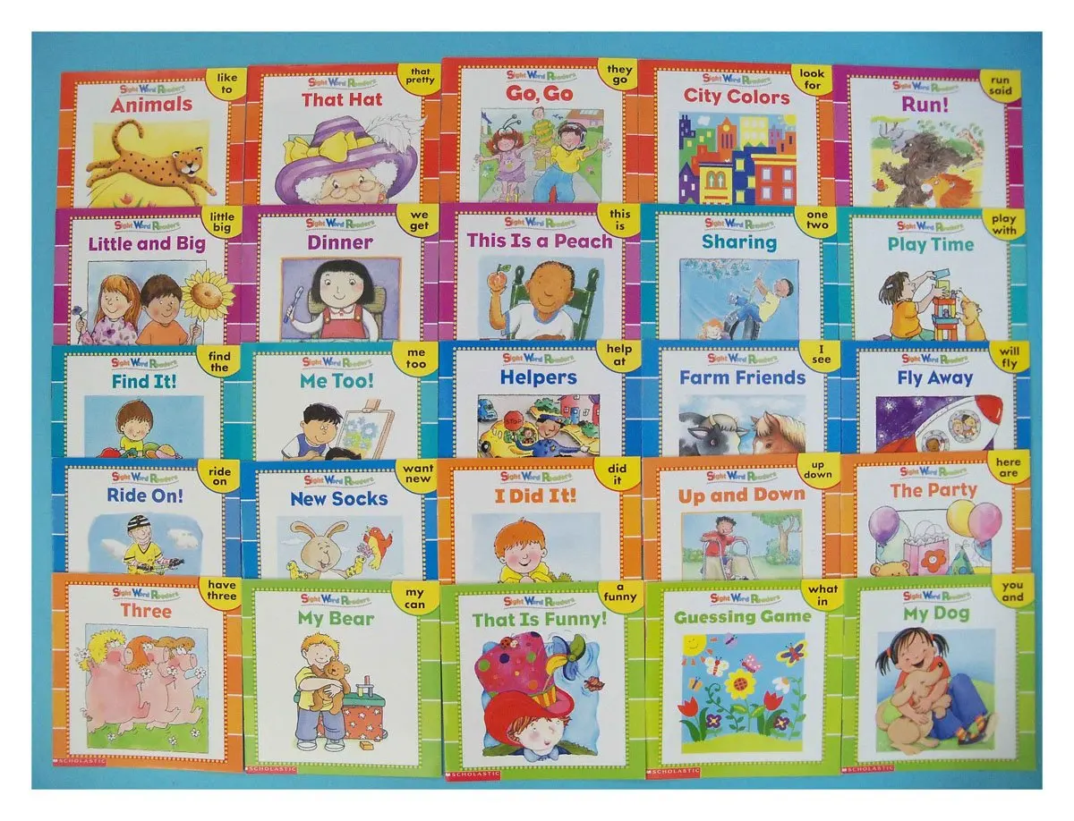 Reading words book. 25 Sight Word books for Kindergarten. Play Genre books for children.