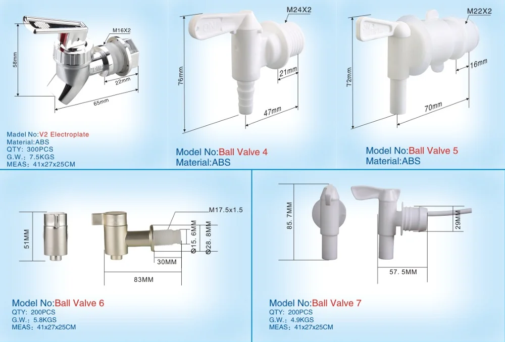 High Quality Pom Material Water Flow Restrictor And Regulator Faucet