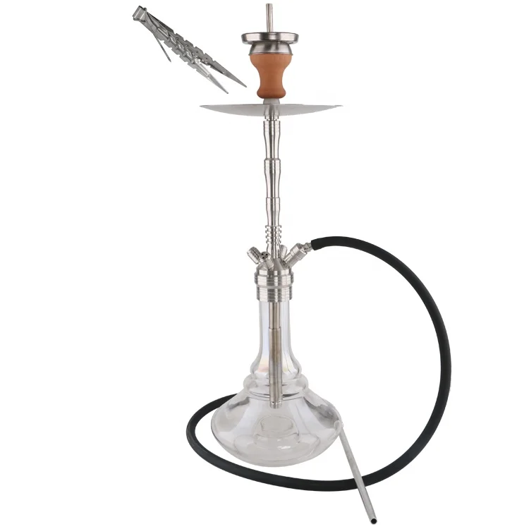 

Top quality Stainless steel  size stainless steel hookah Click shisha pipe, Original stainless steel color