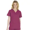 Ladies Two Pocket Top Scrubs Uniforms Nursing Scrubs Tops
