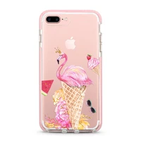 

3D Custom Print Transparent Back Cover TPU TPE Shockproof Clear Phone Case For iPhone X
