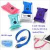 Cute Design Short 20 CM Caddy Fast Charing Lighting Micro USB Type-C Data Cable for iPhone Samsung