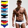 100% cotton breathable men's briefs basics sexy underwear