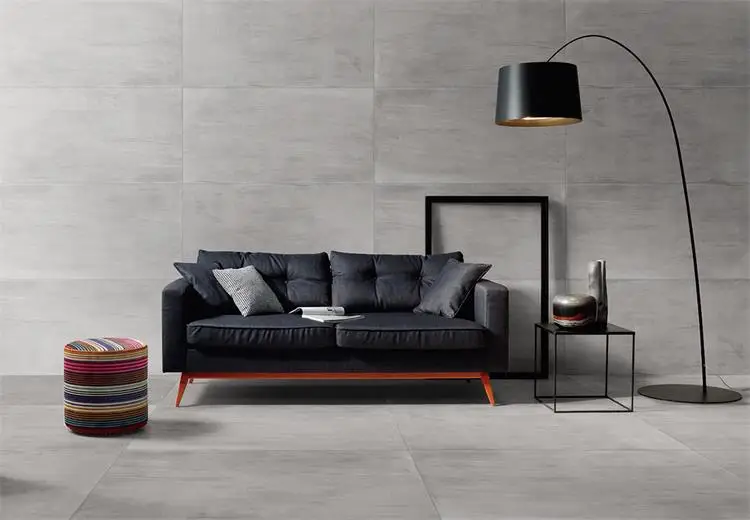 Anti-skid Grey Glazed 600X1200mm Full Body Floor Tile Made In China