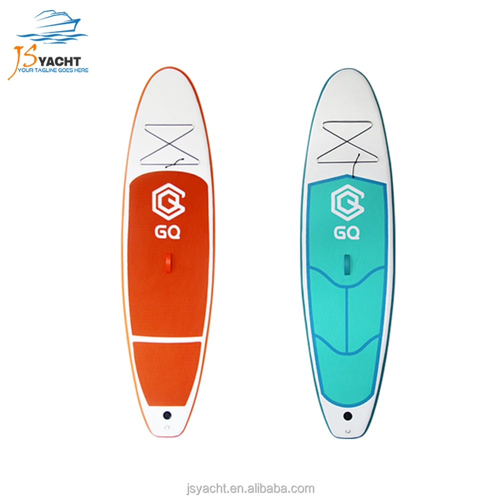 

JS factory price single layer cheap sup surfboard inflatable stand up paddle board for sale GQ290, Orange;blue