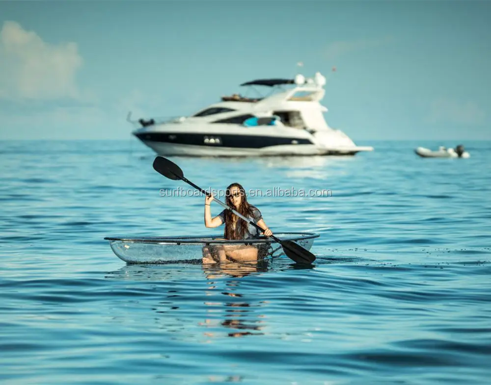 Polycarbonate Hull Material Transparent Kayak Transparent Clear Kayak