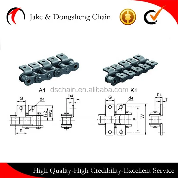 Kana Roller Chains Pitch Small Pitch Roller Chains With Attachments 12a