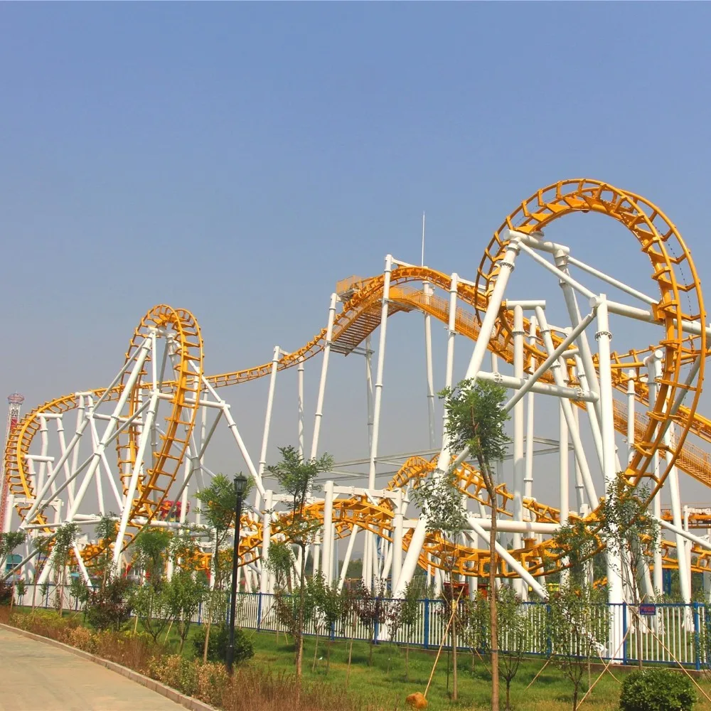 High Safety Amusement Park Roller Coaster Equipment With High Quality