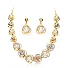 Fashion Gold Plating Jewellery Set African Women Wedding Jewelry Sets