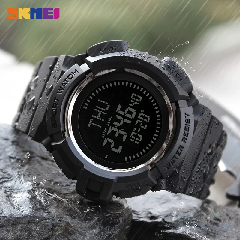 Skmei 1300 Men Digital Wristwatch Fashion Outdoor Waterproof Sport Watch  With Compass - Buy Skmei 1300 Men Wristwatch,Sport Watch With  Compass,Outdoor Waterproof Sport Watch With Compass Product on Alibaba.com