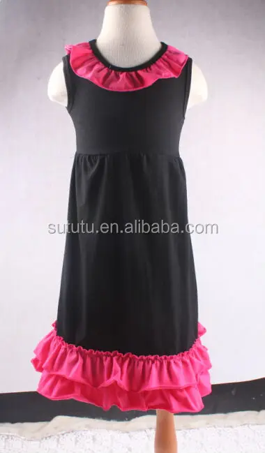 black colour baby frocks