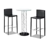 Modern glass top bar counter bar set bar table and chairs