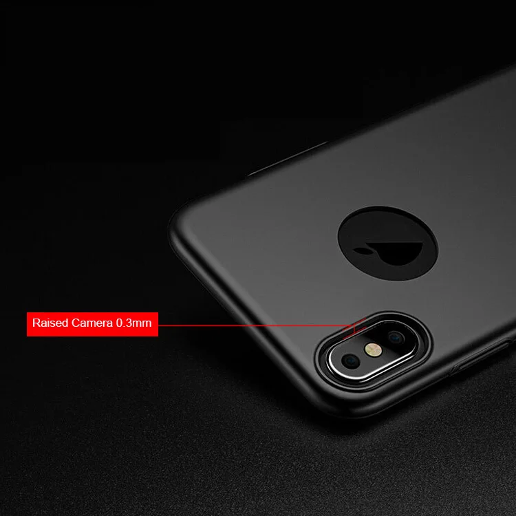 Full Protector Phone Case For iPhone X Ultra Slim Hard Cover