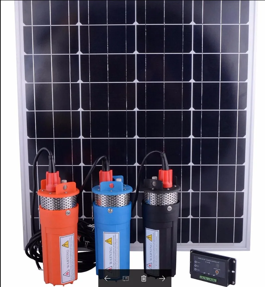 Solar Tauchpumpe 12V DC - Bürstenlos Für Springbrunnen & Teich