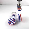 Custom made eva foam floating keychain, round shape floating key ring